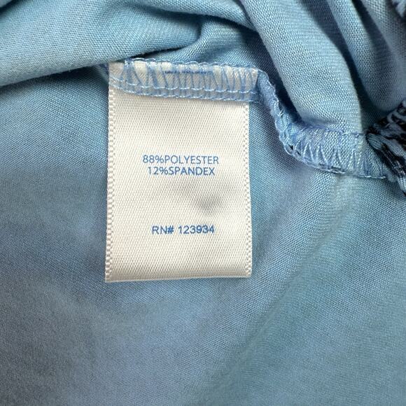 Southern Tide Polo Shirt Men’s XL Blue Fish Print Performance Stretch Golf - Picture 7 of 9